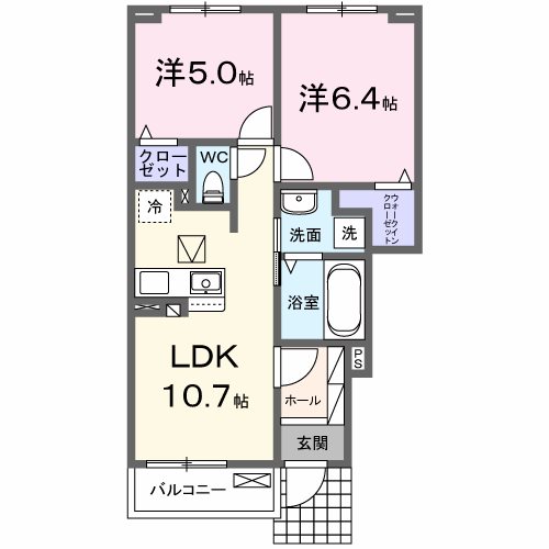 オーブタウンB 間取り