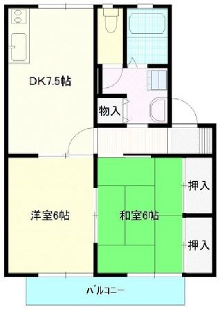 プラースB 間取り