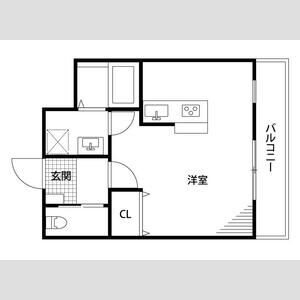 ＳＥＩ　ＳＨＥＬＬⅡ 203号室 間取り