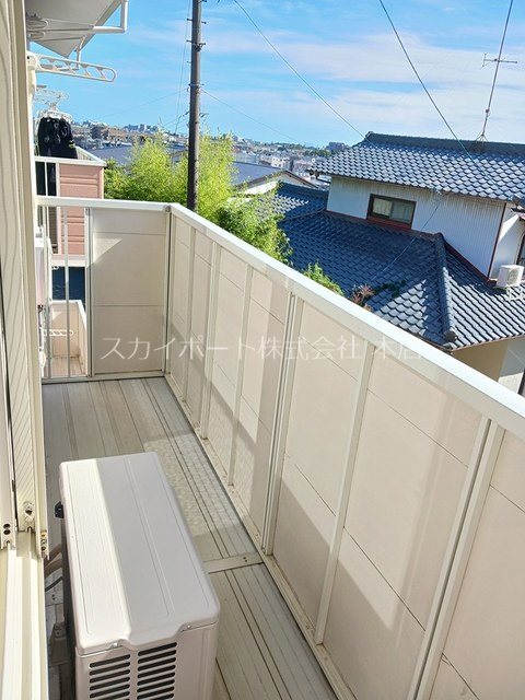 高台ビューハイツ ベランダ
