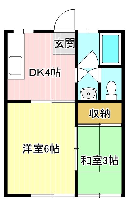 花島ハイツ 間取り