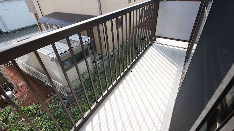 花島ハイツ ベランダ