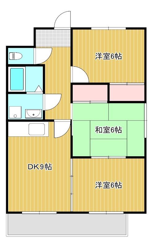 Villa Kooyama 201号室 間取り