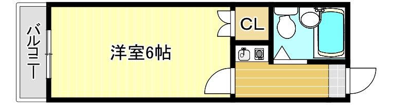 すばる城北 204号室 間取り