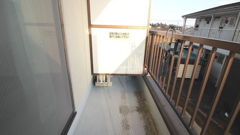 シャンドフルールタルイ ベランダ