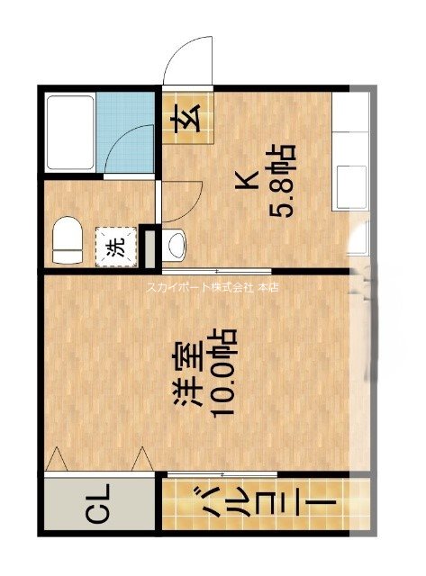 シャンドフルールタルイⅡ 間取り
