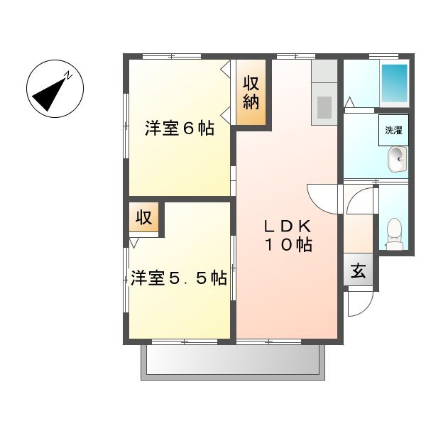 エスポワールＡ 間取り