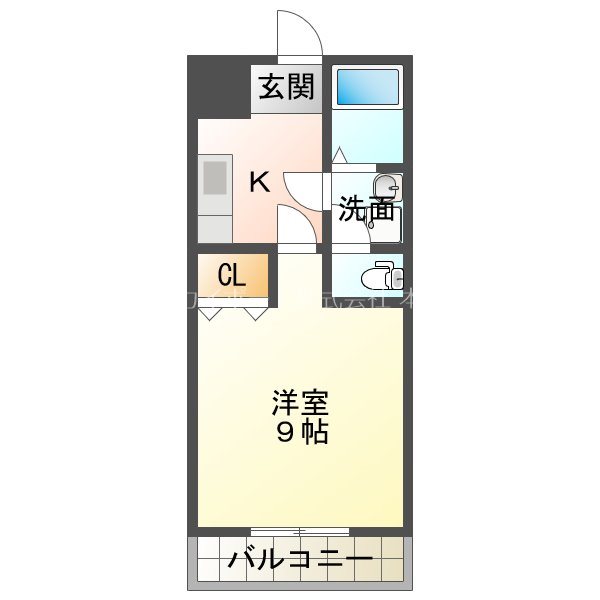 シャイニング2000 406号室 間取り