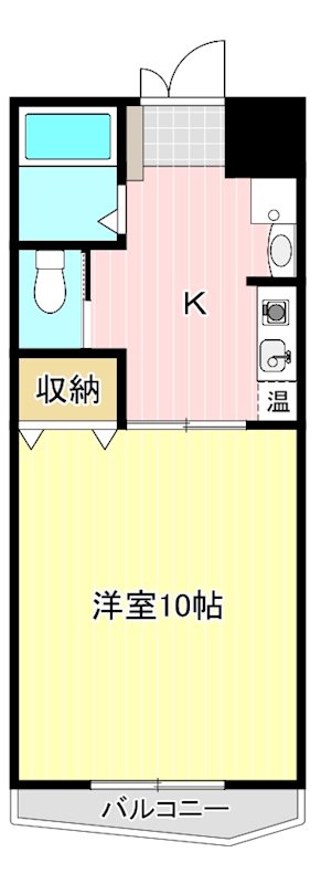 ステージ21 2-1号室 間取り