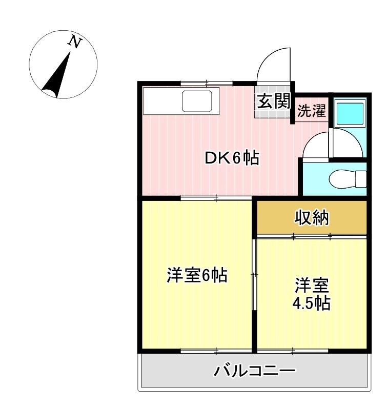 ハイツマルミＡ 間取り