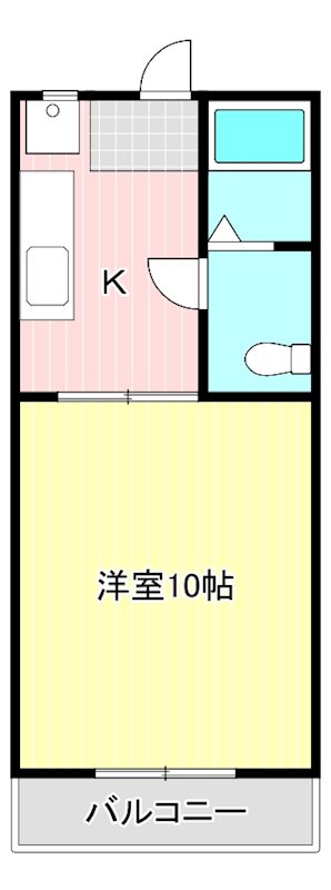 アローン都田 106号室 間取り