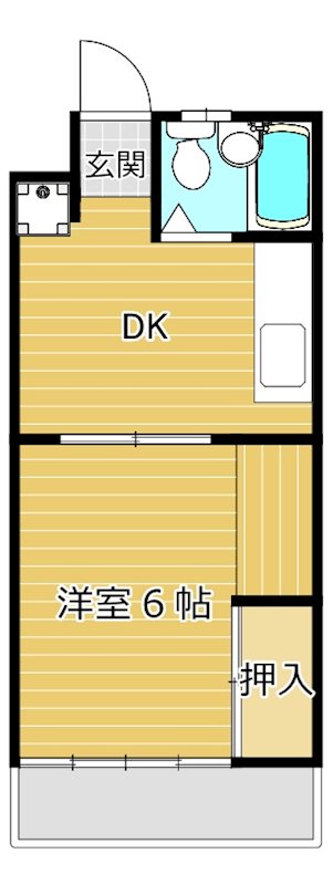 リバーサイドＡ 202号室 間取り