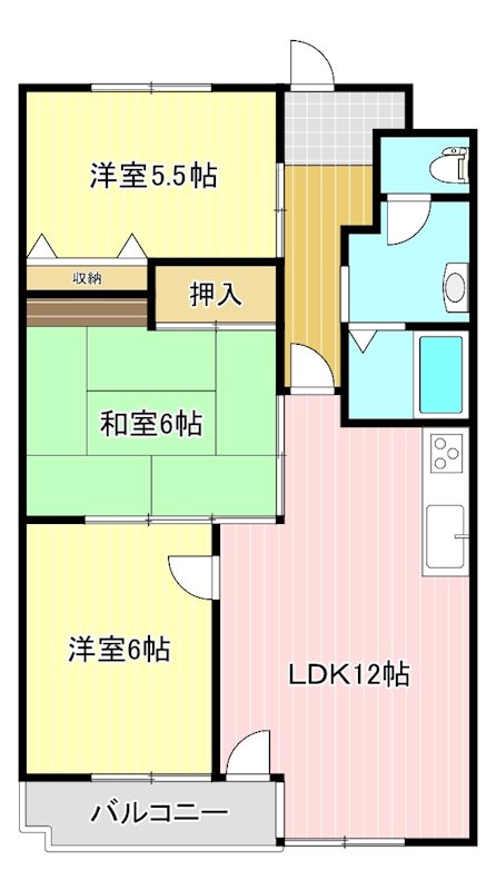 ダイヤモンド寿泉 間取り