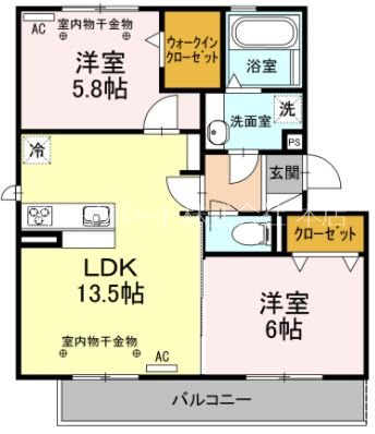 ラ・プランドール 間取り