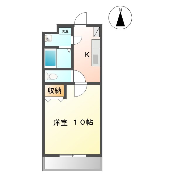 マンションきんかん 103号室 間取り