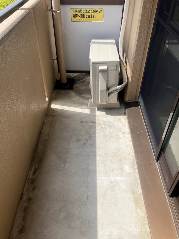 マンションきんかん ベランダ