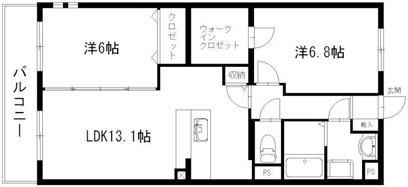 クレイドルステージ初生 間取り