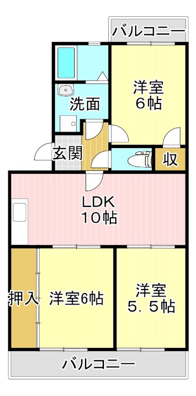 グリーンアベニュー 間取り