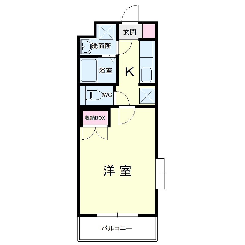 SACHIⅢ 201号室 間取り