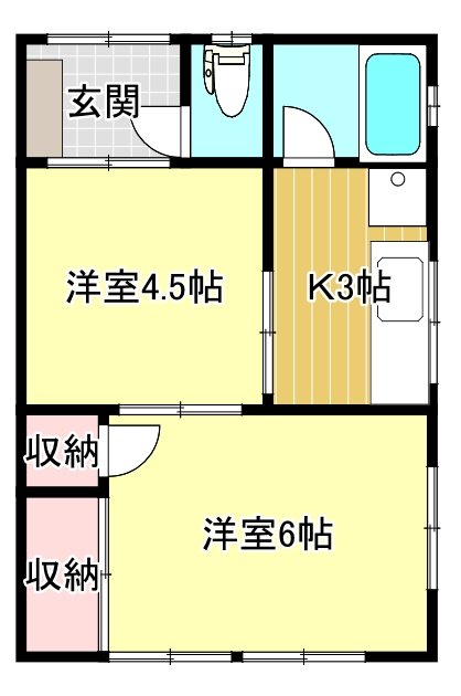コーポオレンジ 間取り