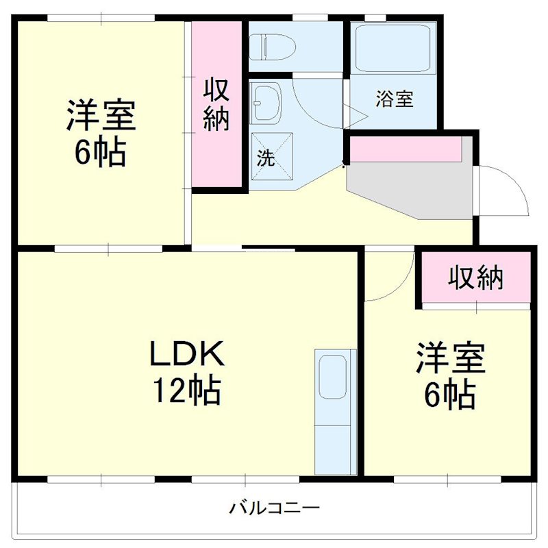 ハイツみのる 305号室 間取り