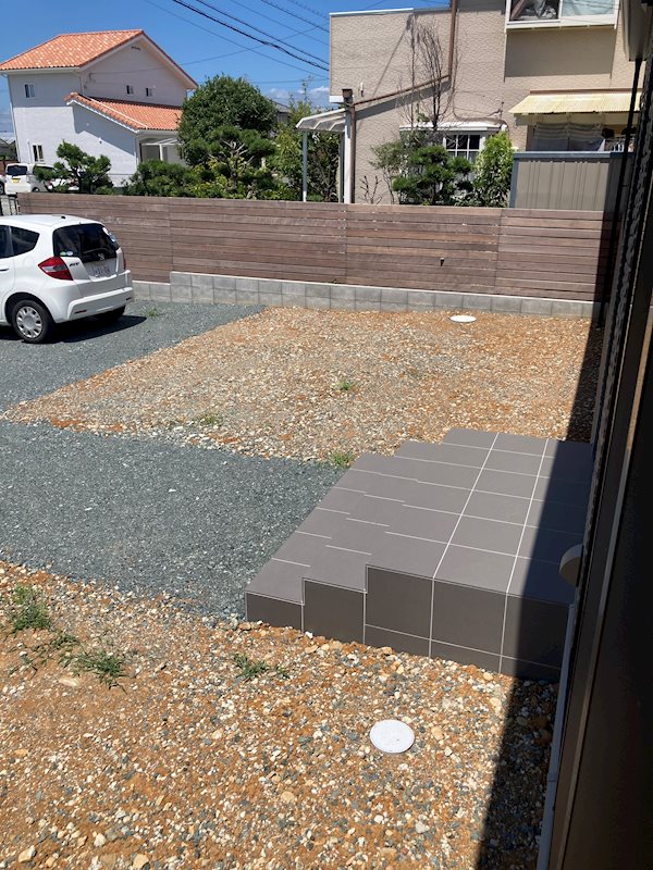 西山町戸建て ベランダ