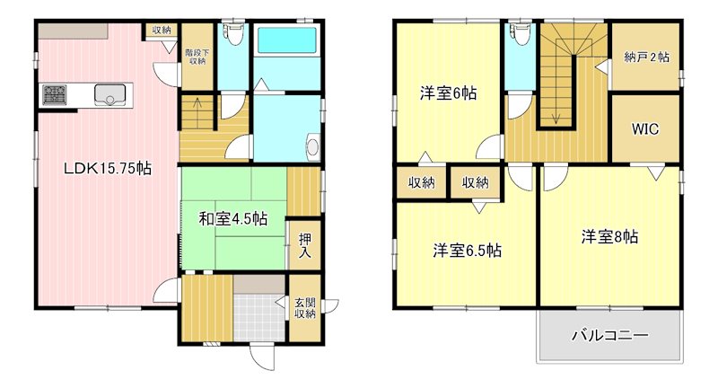 和合町315-1772貸家 間取り