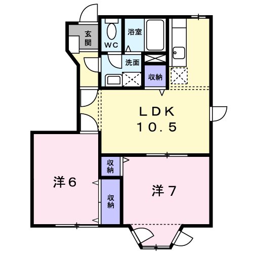 クレストールアイリスA 間取り