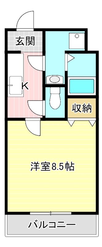 MAISON SOLEILⅡ 203号室 間取り