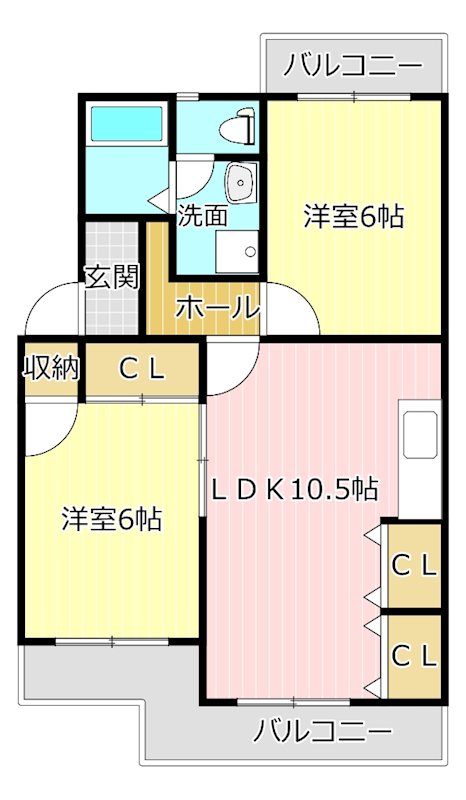 エクレール12 間取り