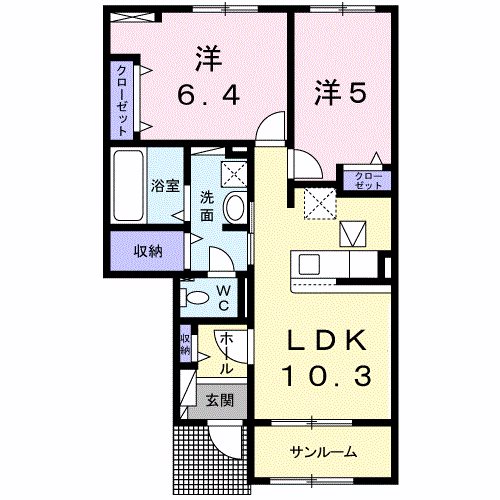 ペガーズリーブル 間取り