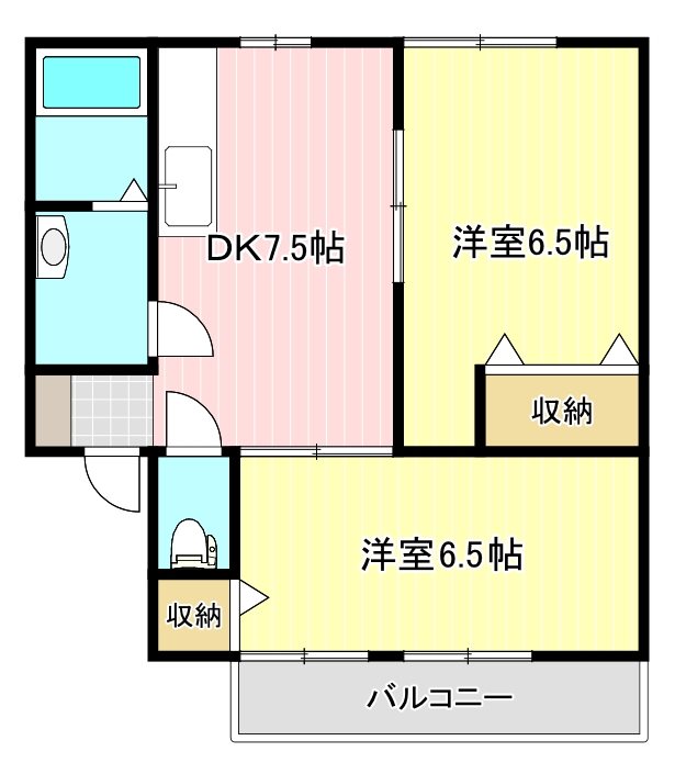 グレースビラ 101号室 間取り