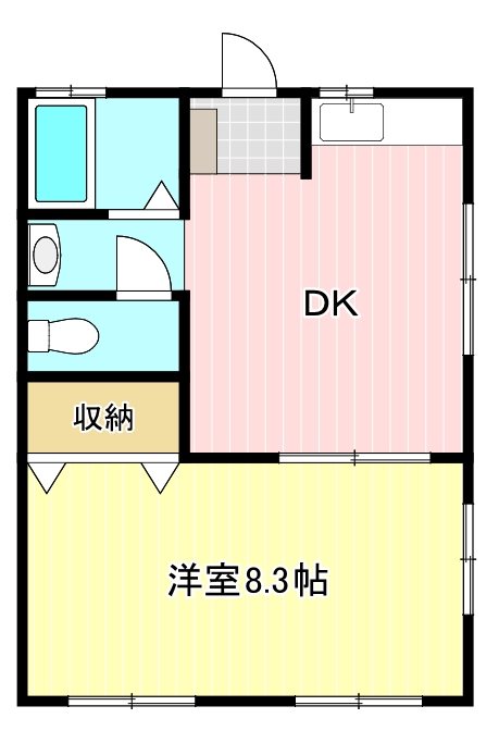 Ｍ・一番星 201号室 間取り