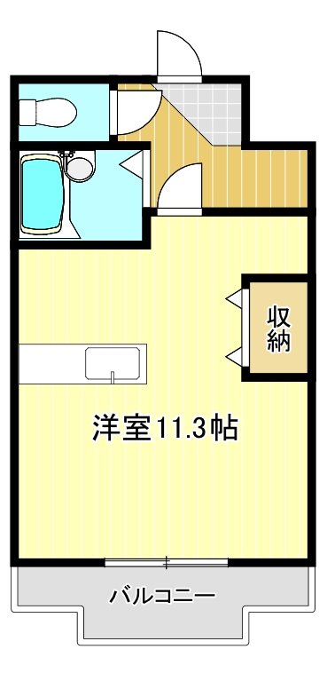 FOREST F 208号室 間取り