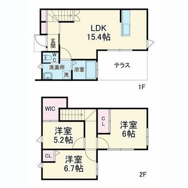 キャレノワール和合  間取り