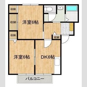 ア・レ・シュロス A 間取り