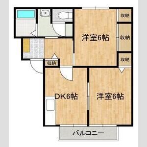 ア・レ・シュロス A 間取り