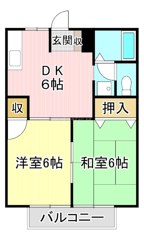 ハイツカトレアA 間取り