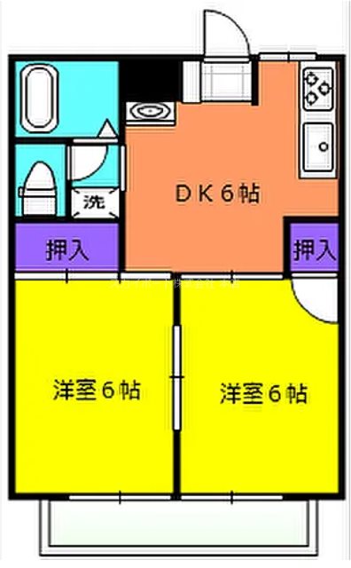 シティハイツユタカⅡ 間取り