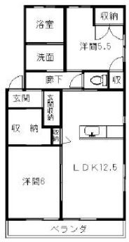 サニーデイヅKAKURO 間取り