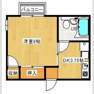 セジュール城北 101号室 間取り