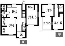 細江町気賀貸家 間取り