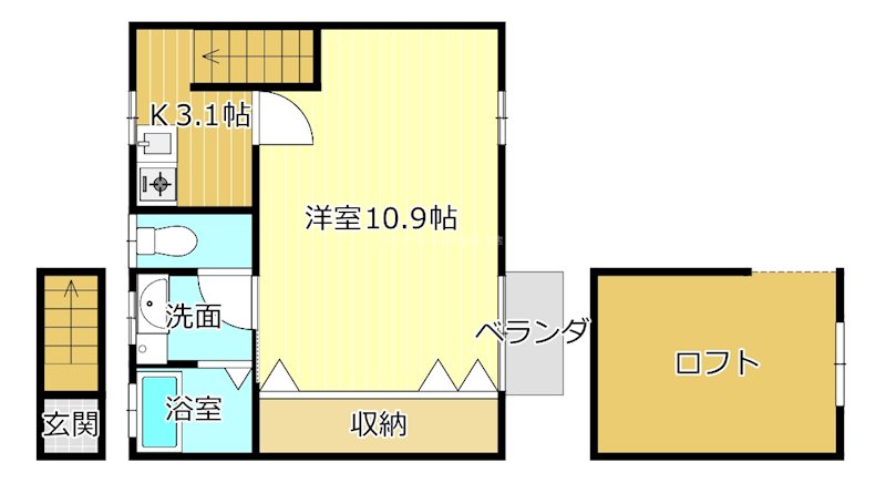 ウェルネス高丘 間取り