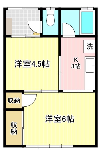 コーポオレンジ 間取り
