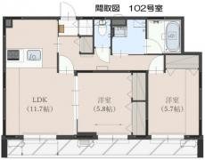 Lacine 間取り