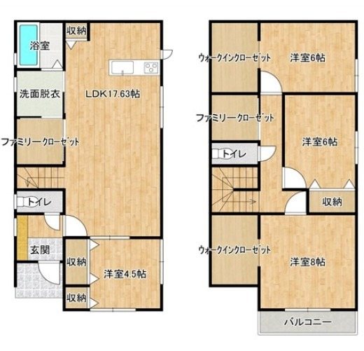 高丘北戸建　 間取り