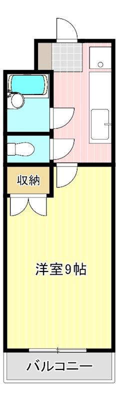 シャンブル永野 101号室 間取り