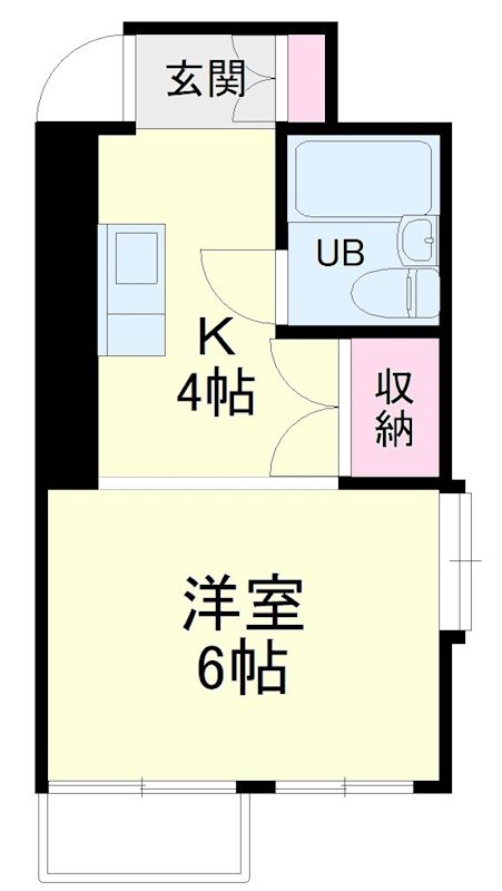 グロリア 202号室 間取り