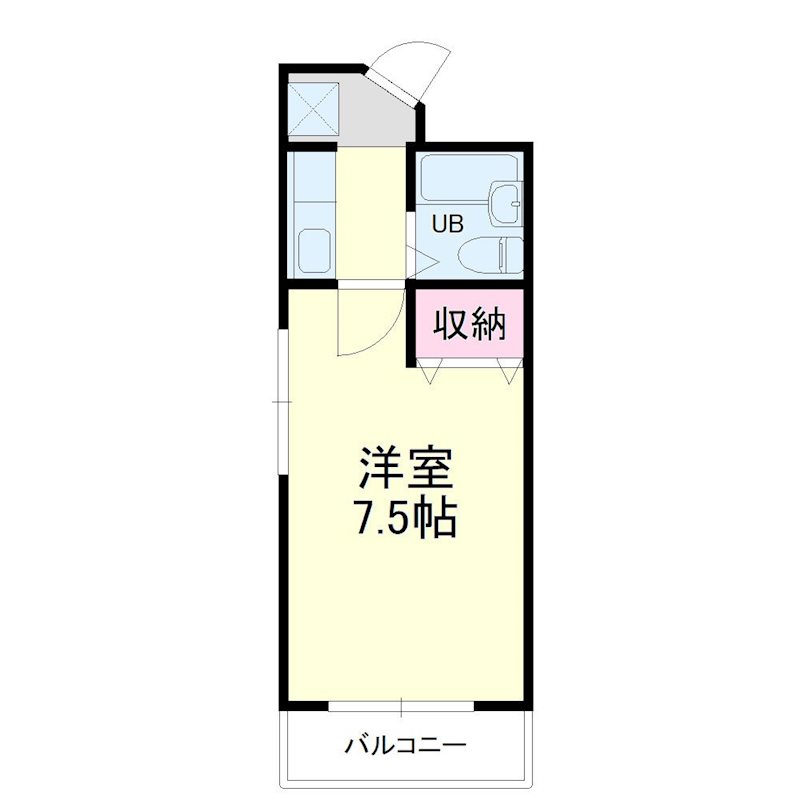 フォーラム和地山 210号室 間取り