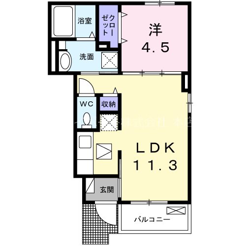 ブローテ・アイⅠ 間取り